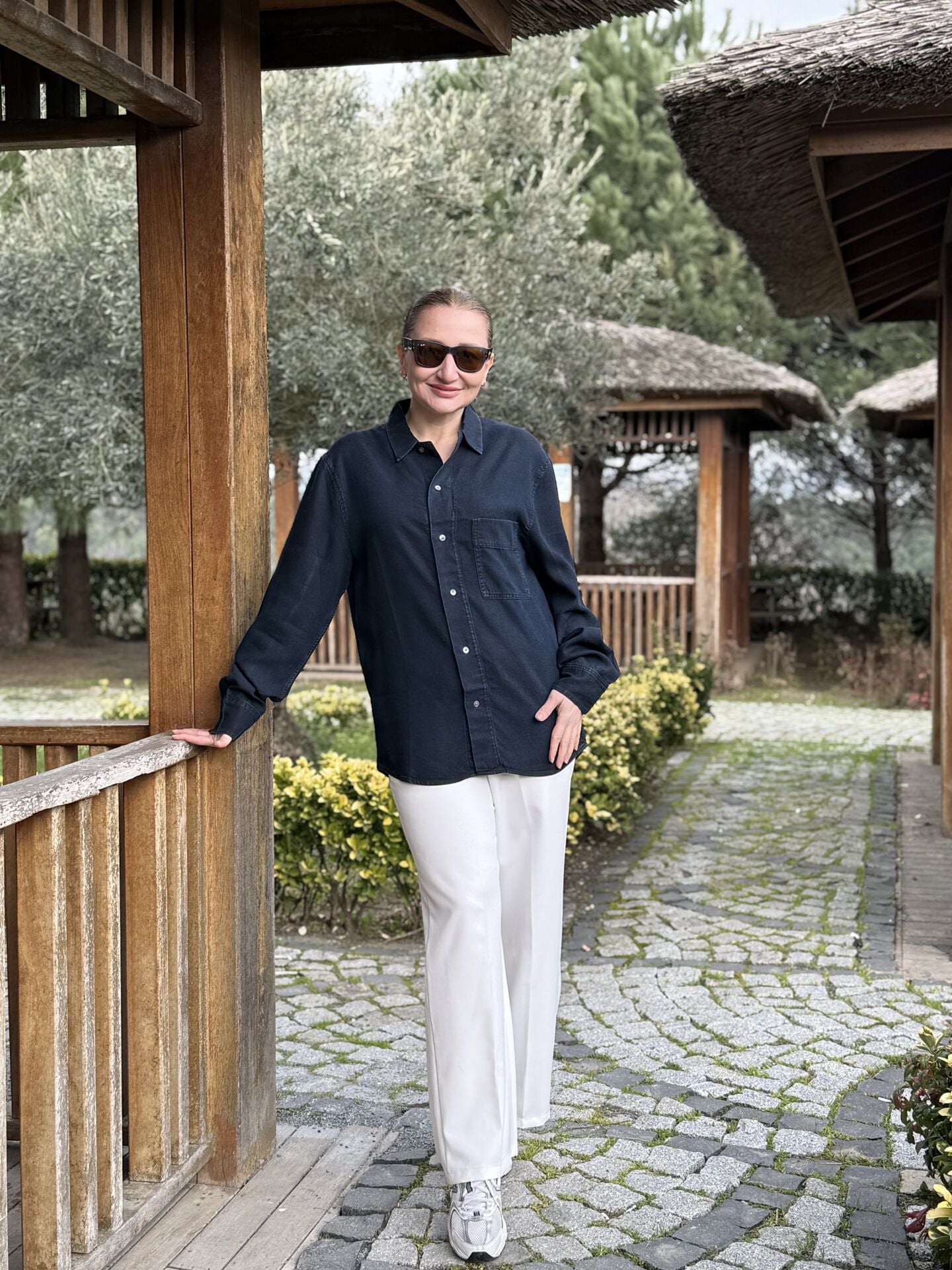 UNİSEX Orjinal Hm Tensel kot gömlek