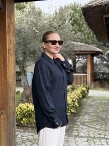 UNİSEX Orjinal Hm Tensel kot gömlek