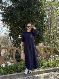 Serda Tensel cep iŞleme elbise laci