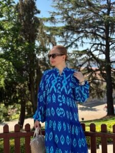 Odesa Viskon katleya elbise saks