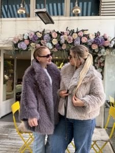 Premium Astarlı kısa KÜRK gri