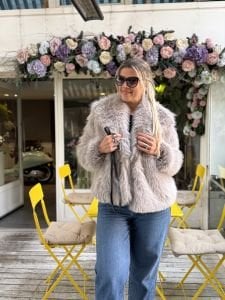 Premium Astarlı kısa KÜRK gri