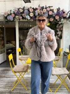 Premium Astarlı kısa KÜRK gri