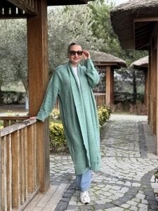 Yumoş Uzun Hırka Mint