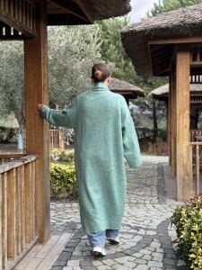 Yumoş Uzun Hırka Mint