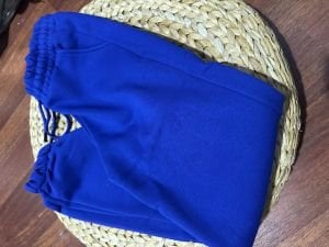 Saks mavi alt eşofman