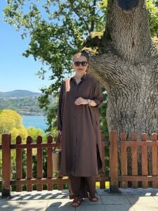 Polo Meylo Pamuk Tensel takım kahve