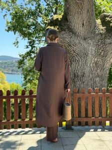 Polo Meylo Pamuk Tensel takım kahve