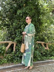 Premium Massimo Viskon Elbise Yeşil