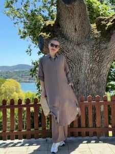 Polo Meylo Pamuk Tensel takım vizon