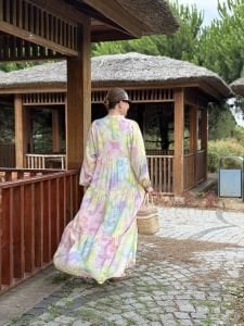 Lolipop modal tensel katleya elbise