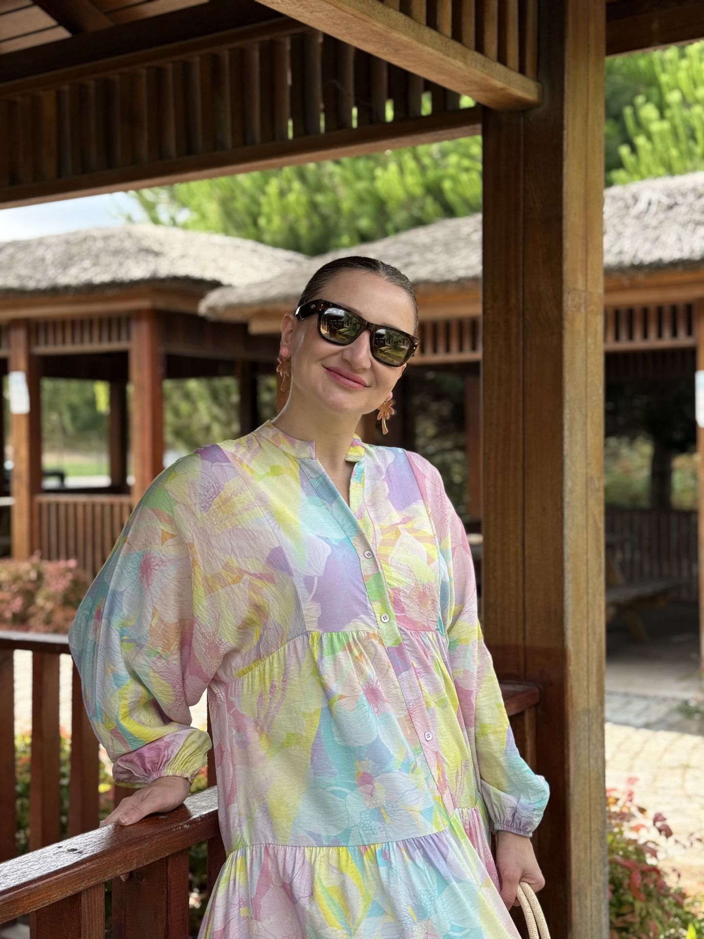 Lolipop modal tensel katleya elbise