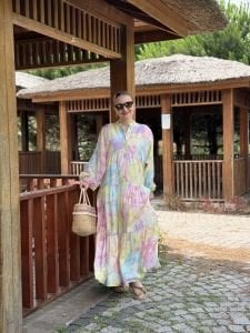 Lolipop modal tensel katleya elbise