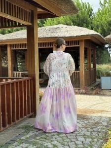 Paris tensel katleya elbise