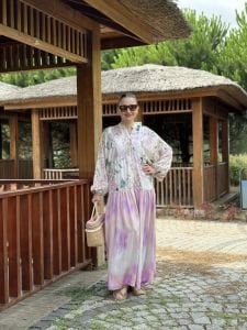 Paris tensel katleya elbise