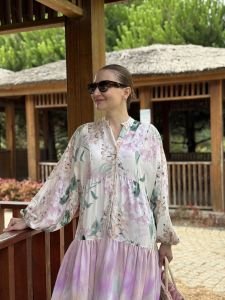 Paris tensel katleya elbise