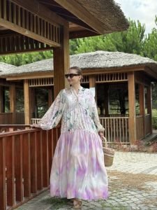 Paris tensel katleya elbise