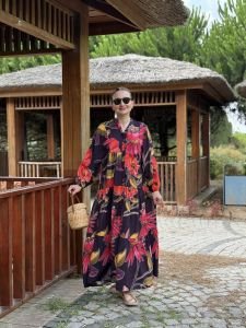 Floransa tensel katleya elbise