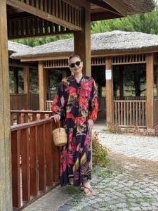 Floransa tensel katleya elbise