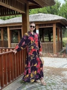 Floransa tensel katleya elbise