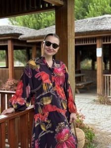 Floransa tensel katleya elbise