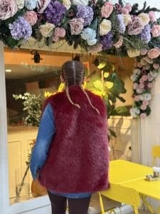 Premium Astarlı KÜRK Yelek Bordo