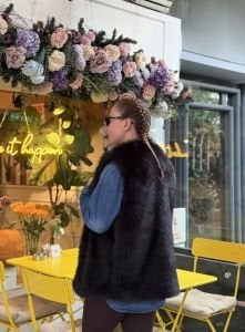 Premium Astarlı KÜRK Yelek Siyah