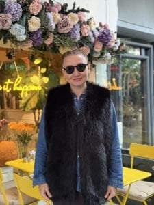 Premium Astarlı KÜRK Yelek Siyah