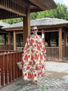 Sarı Floransa tensel katleya elbise