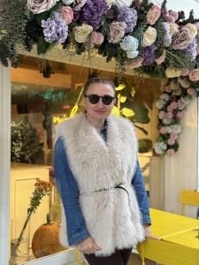 Premium Astarlı KÜRK Yelek Taş