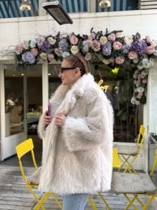 Premium Astarlı KÜRK uzun Taş