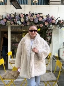 Premium Astarlı KÜRK uzun Taş