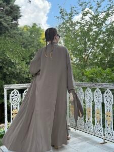 Modal tensel Abaya Takım Haki