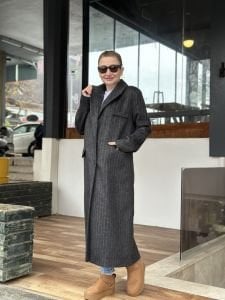 Frisco Kaşe Kaban Antrasit