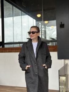 Frisco Kaşe Kaban Antrasit