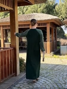 Cupra Modal Elbise Yeşil