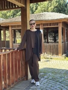 Serana tasarım takım kahve