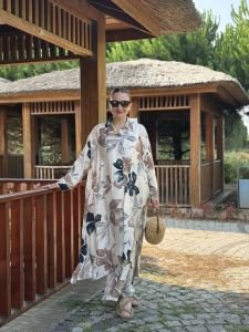 Nilüfer mango pamuk Takım