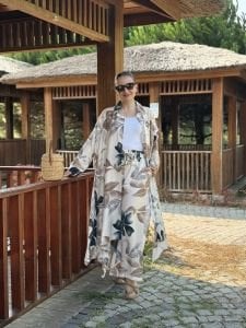 Nilüfer mango pamuk Takım