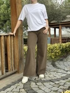 ORJİNAL river kot pantolon HAKİ- kahve