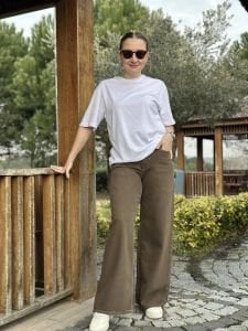 ORJİNAL river kot pantolon HAKİ- kahve