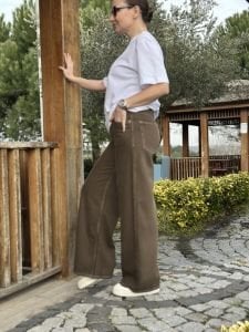 ORJİNAL river kot pantolon HAKİ- kahve