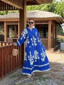 PREMİUM SAKS Lion KATLEYA ELBİSE