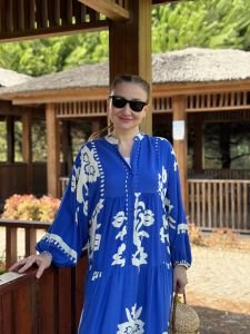 PREMİUM SAKS Lion KATLEYA ELBİSE