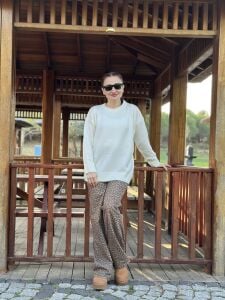 KIRIK BEYAZ Yumoş kazak