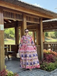 Nesli Viskon katleya elbise