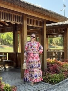 Nesli Viskon katleya elbise