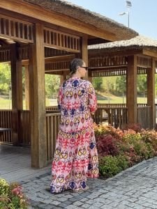 Nesli Viskon katleya elbise