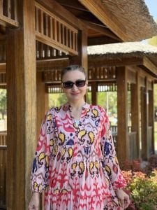 Nesli Viskon katleya elbise