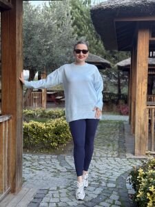 Bebe mavi Yumoş kazak